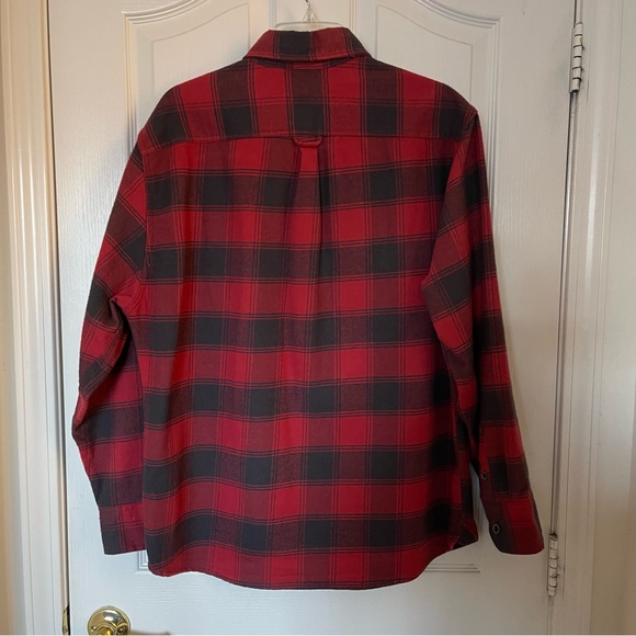Jachs Button Up Shirt - Red/Gray Plaid. Mens: Large. - Picture 3 of 7